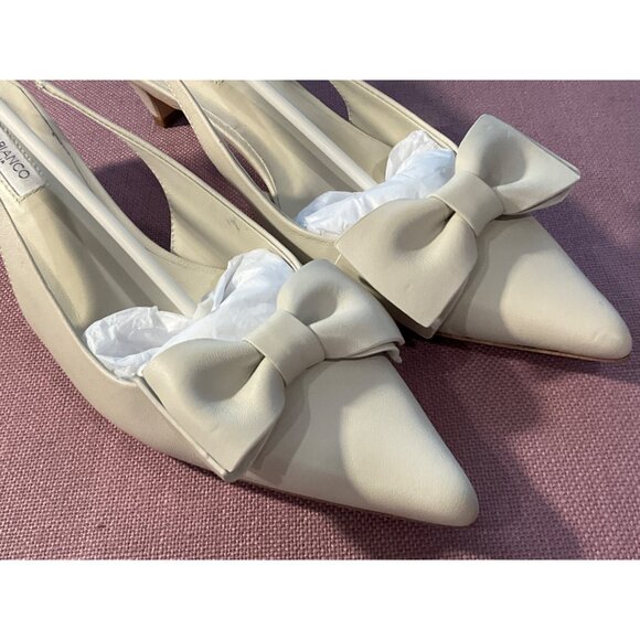 Tony Bianco Divine Low Heel in Dove 9 with Box Womens Kitten Slingbacks - Picture 6 of 15